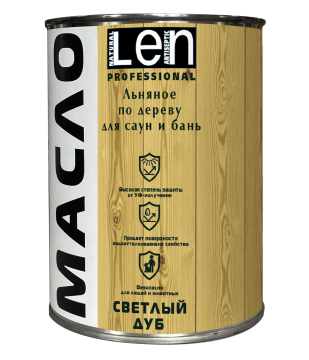 Масло колерованное "ЛЁН" для саун и бань Масло колерованное "ЛЁН" для саун и бань
