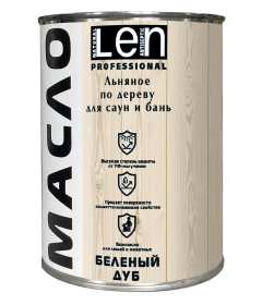 Масло колерованное "ЛЁН" для саун и бань